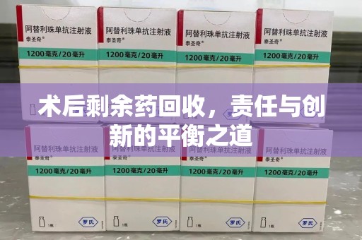 南昌术后剩余药回收，责任与创新的平衡之道